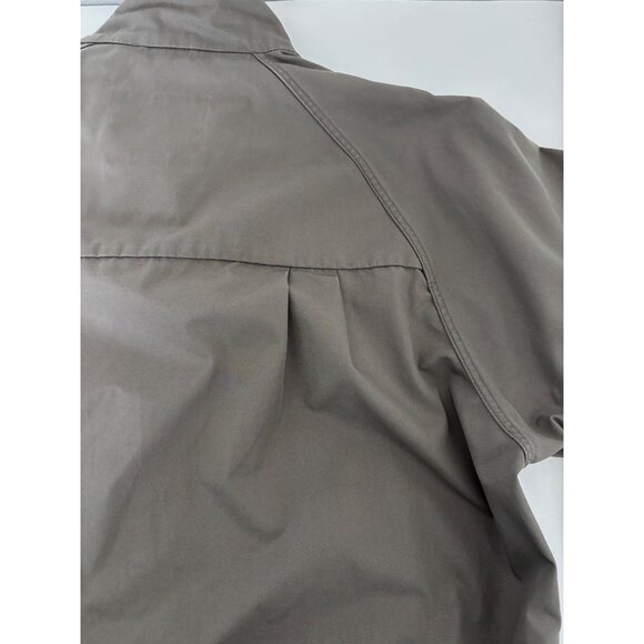 VTG London Fog Jacket 42R Large Harrington Zip Front 80s Retro Dadcore Old Money - Picture 15 of 15